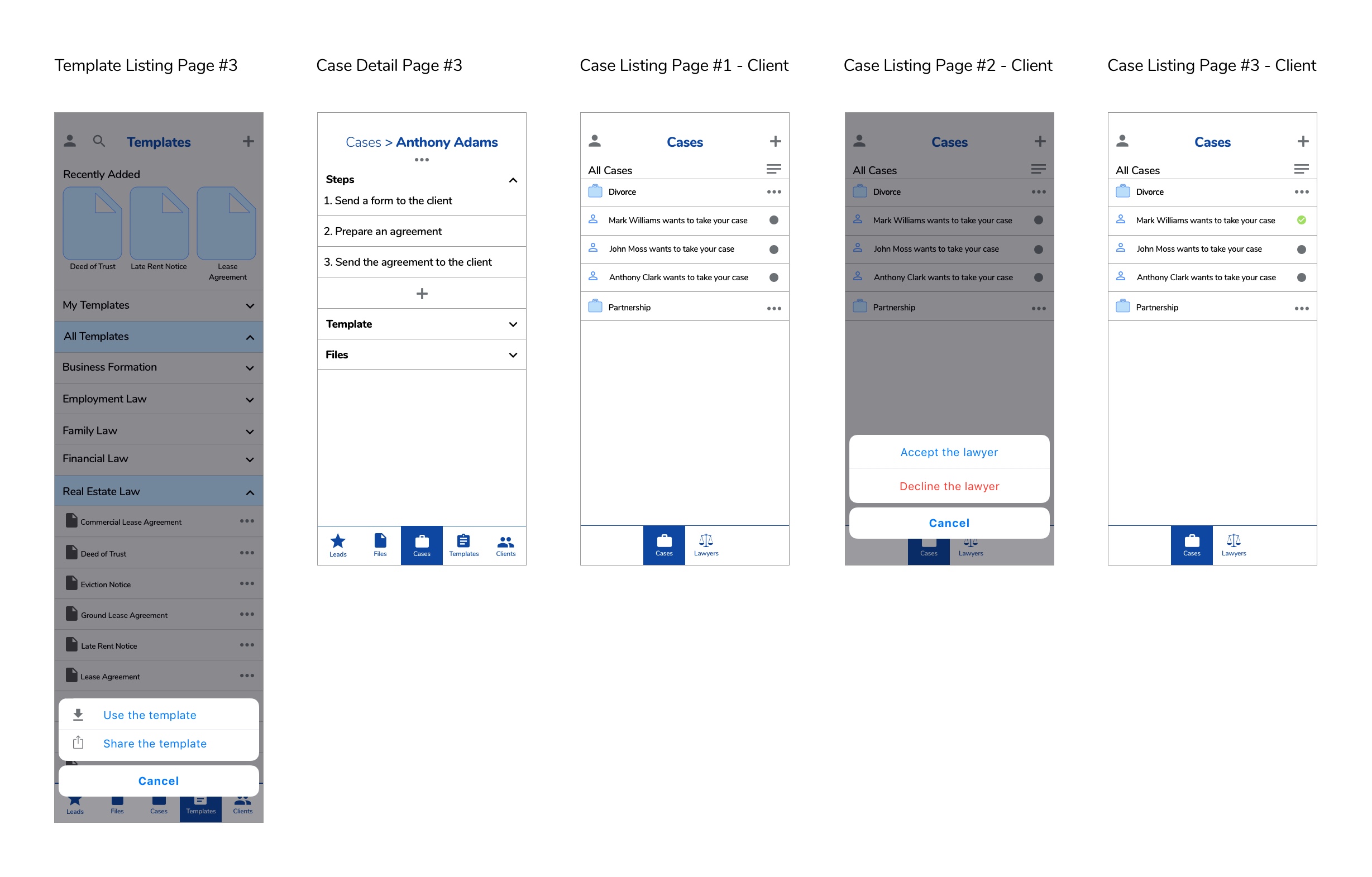 Mobile screens in color